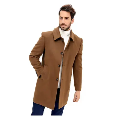 PLT8364 DEWBERRY MEN'S COAT-CAMEL