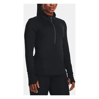 Under Armour Tričko UA Qualifier Run 1/2 Zip-BLK - Dámské