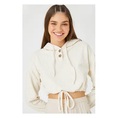 Koton Women's Beige Sweatshirt