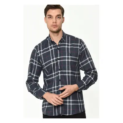 G701 DEWBERRY MEN'S SHIRT-NAVY BLUE