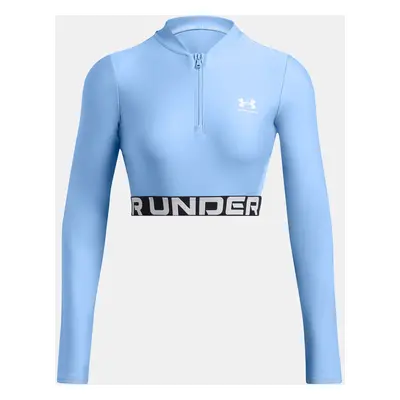 Under Armour Dámské tričko HeatGear Rib 1/4 Zip LS - Dámské