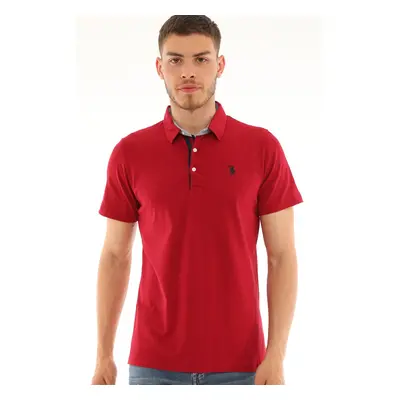 T8582 DEWBERRY MEN'S T-SHIRT-BURGUNDY