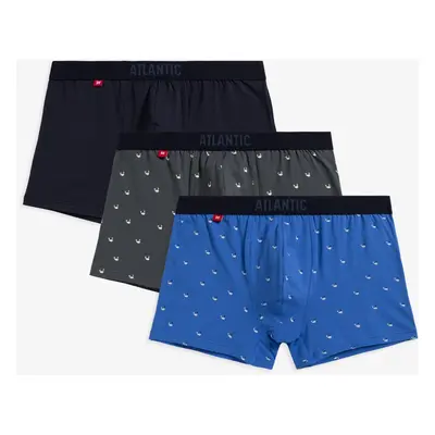 Pánské boxerky ATLANTIC 3Pack - vícebarevné