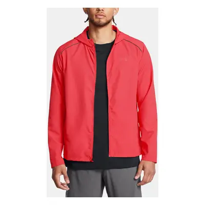 Pánská bunda Under Armour UA Launch Hooded Jacket-RED - Pánské