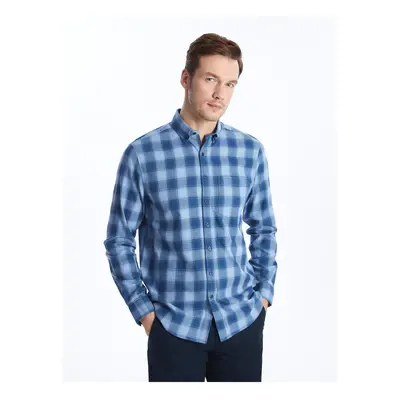 LC Waikiki Regular Fit Long Sleeve Plaid Men's Shirt