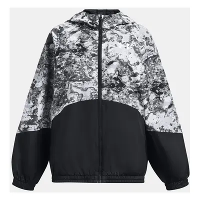 Under Armour Bunda Woven FZ Jacket-BLK - Holky