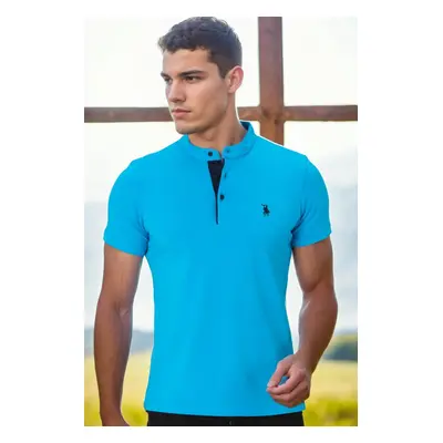 T8560 DEWBERRY T-SHIRT-TURQUOISE -1