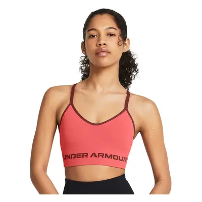 Podprsenka Under Armour UA Seamless Low Long Bra - růžová