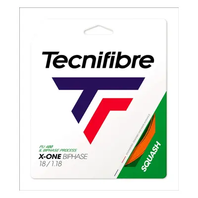 Squashový výplet Tecnifibre String X-One Orange 1,18 mm