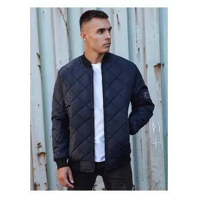 DStreet Kurtka męska pikowana bomber jacket granatowa