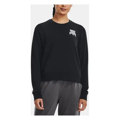 Under Armour Mikina UA Rival Terry Graphic Crew-BLK - Dámské