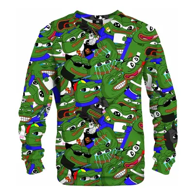 Mr. GUGU & Miss GO Unisex's Pepe Memes Sweater S-Pc2337