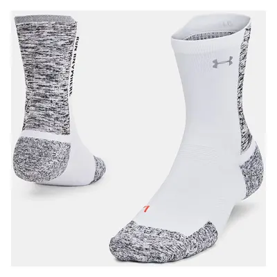 Under Armour Ponožky UA AD Run Cushion 1pk Mid-WHT - unisex