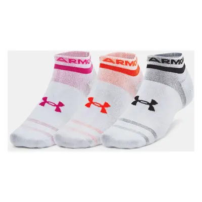 Under Armour Ponožky UA Essential Low Cut 3pk-WHT - unisex