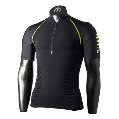 Pánské tričko Mico M1 Trail Zip Neck Nero