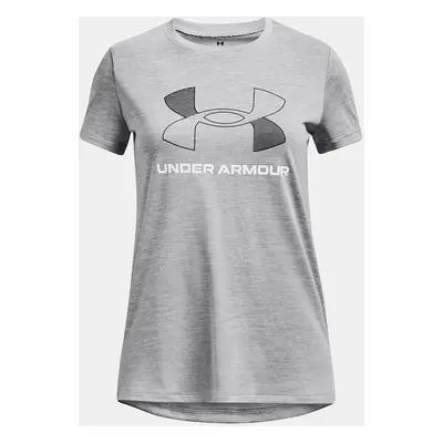 Under Armour Tričko UA Tech BL Twist SS-GRY - Holky