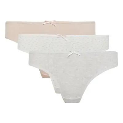 DEFACTO Fall In Love 3-Pack Basic Slip Panties