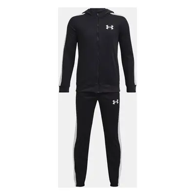 Under Armour Souprava UA Knit Hooded Track Suit-BLK - Kluci