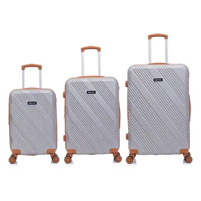 Semiline Unisex's 3-in-1 ABS Suitcases Set T5849-0