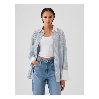 GAP Popelínová oversize košile Big Shirt - Dámské