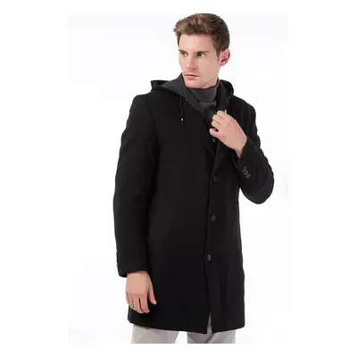 PLT8376 DEWBERRY MEN'S COAT-BLACK