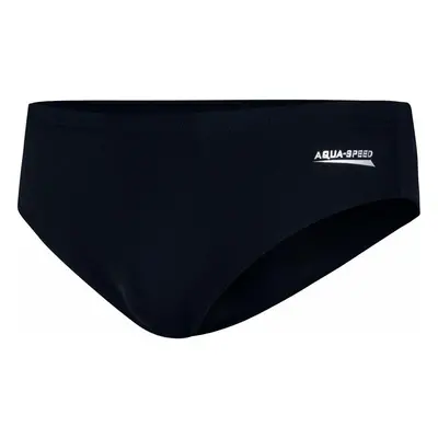 AQUA SPEED Man's Swimming Briefs Alan Navy Blue