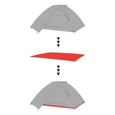 Podlážka ke stanu Hannah GROUNDSHEET graphite II