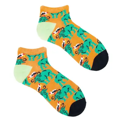 Yoclub Unisex's Ankle Funny Cotton Socks Patterns Colours SKS-0086U-B200