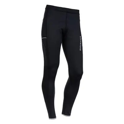 Pánské legíny Endurance Energy Windblock Tights Black