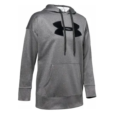 Dámská mikina Under Armour Synthetic Fleece Chenille Logo PO Hooodie šedá