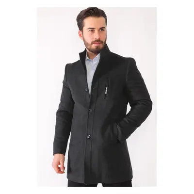 PLT8386 DEWBERRY MEN'S COAT-ANTHRACITE-2