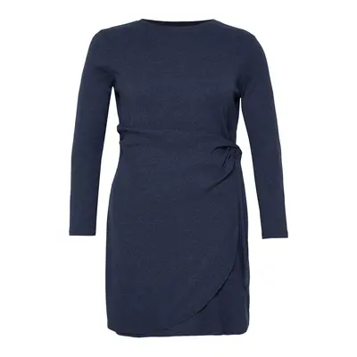 Trendyol Curve Indigo Camisole Knitted Plus Size Dress