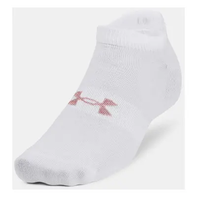 Under Armour Ponožky UA Essential No Show 3pk-WHT - unisex