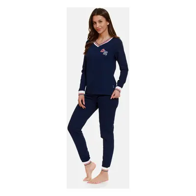 Doctor Nap Woman's Pyjamas PM.4504 Navy Blue