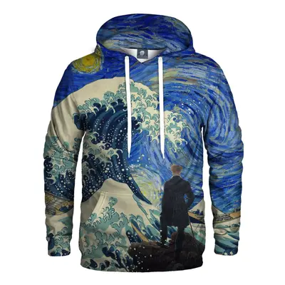 Aloha From Deer Unisex's Starry Wanderer Of Kanagawa Hoodie H-K AFD426