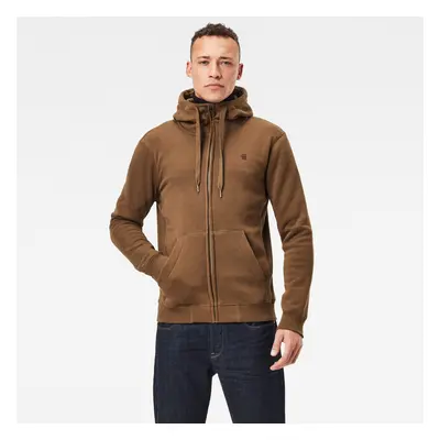 G-STAR Sweatshirt - Premium core hdd zip sw l\s brown