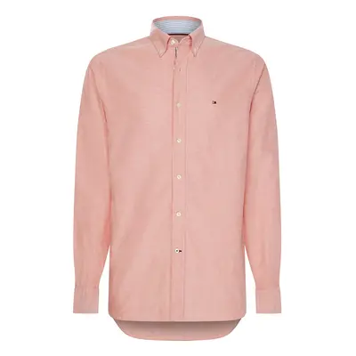 Tommy Hilfiger Shirt - ORGANIC OXFORD SHIRT salmon