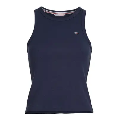 Tommy Jeans Tank Top - TJW FEMININE RIB TANK TOP blue