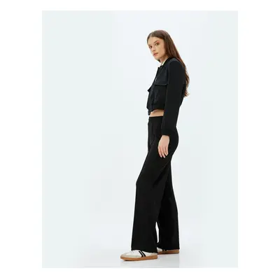 Koton Black Women's Trousers