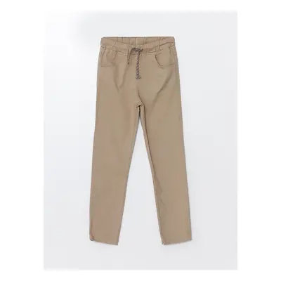 LC Waikiki Lw - Slim Fit Girls Trousers with Elastic Waistband