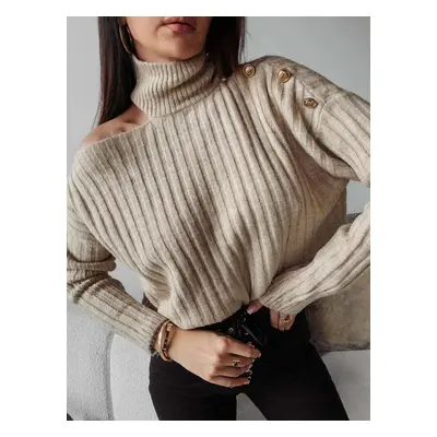 Beige turtleneck ASHLEY OLAVOGA