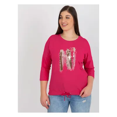 Blouse-RV-BZ-8182.03X-fuchsia