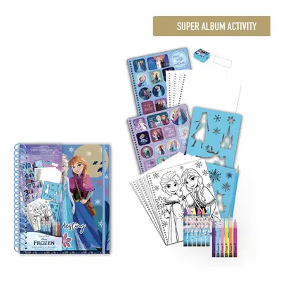 SUPER ACTIVITY ALBUM COLOREABLE FROZEN