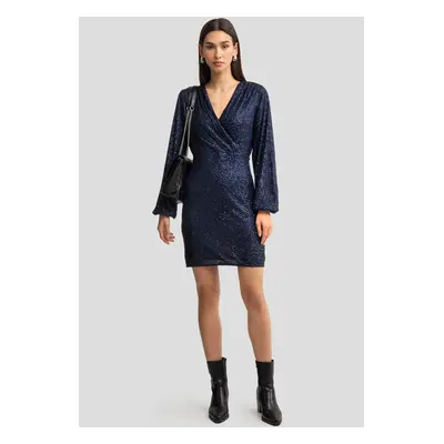 Big Star Woman's Dress 403 Navy Blue