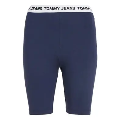 Tommy Jeans Shorts - TJW LOGO WAISTBAND CYCLE SHORT blue