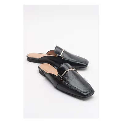 LuviShoes Ronda Black Women's Slippers