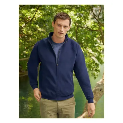 Granatowa bluza męska rozpinana Sweat Jacket Fruit of the Loom