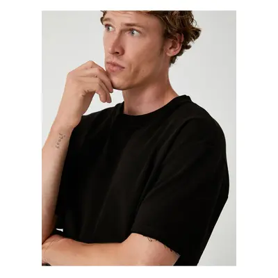 Koton Oversize T-Shirt Short Sleeve Crew Neck Cotton