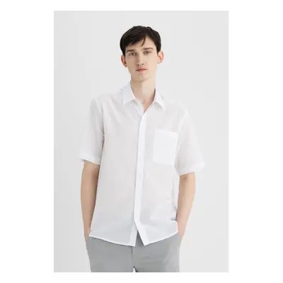 DEFACTO Relax Fit Polo Collar Cotton Short Sleeve Shirt