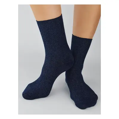 NOVITI Woman's Socks SB075-W-02 Navy Blue